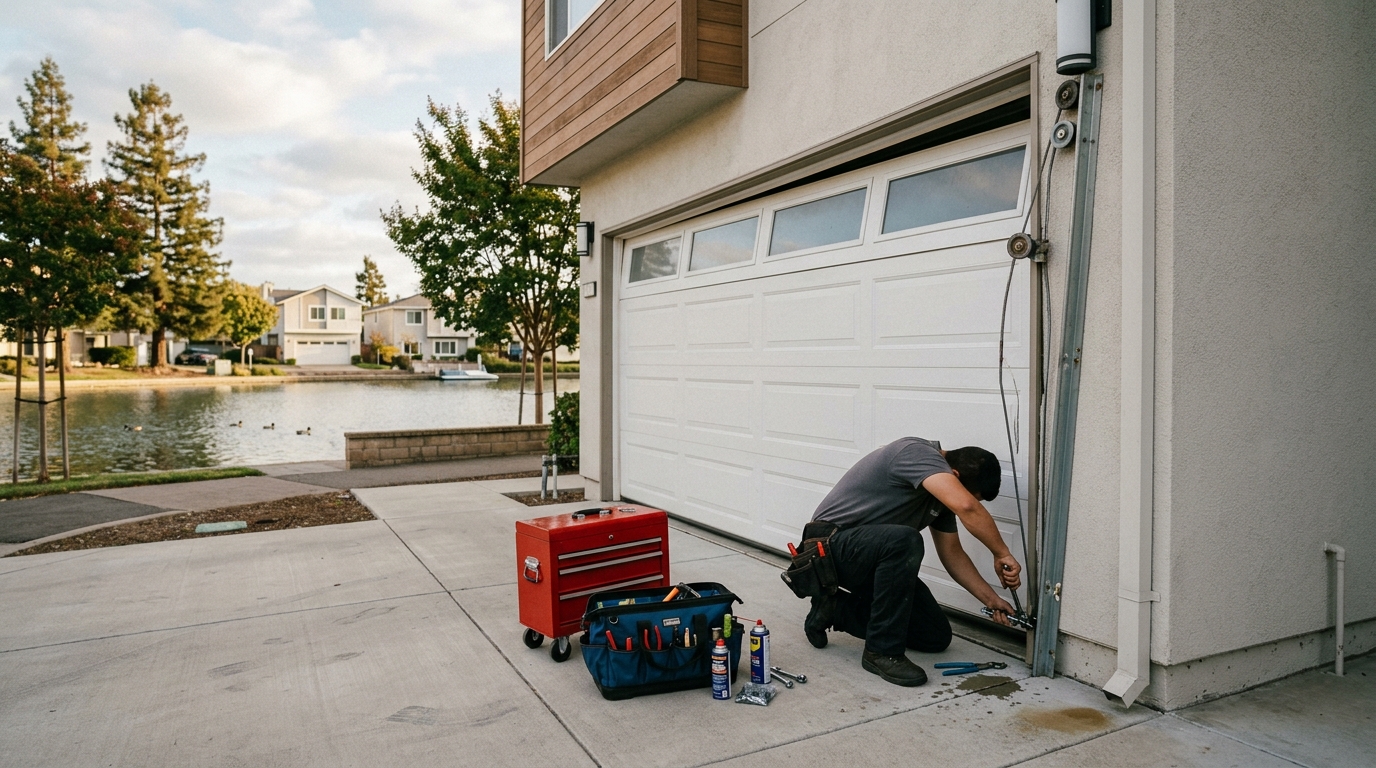 Garage Door Off Track Repair Foster City